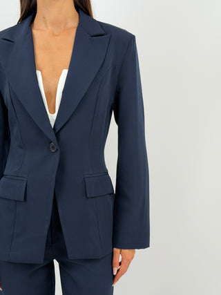 Completo Giacca Monopetto e Pantalone Blu