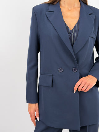 Completo Giacca Doppiopetto e Pantalone Blu