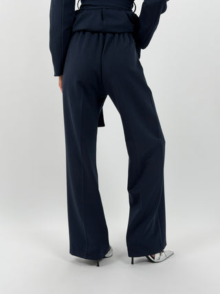 Tailleur Giacca e Pantalone Emily con Cintura Blu