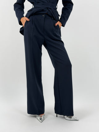 Tailleur Giacca e Pantalone Emily con Cintura Blu
