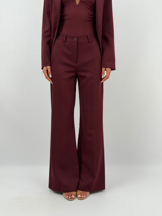 Completo Giacca Monopetto e Pantalone Bordeaux