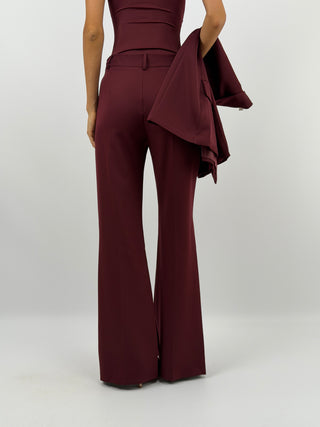 Completo Giacca Monopetto e Pantalone Bordeaux