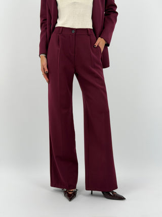 Tailleur Giacca e Pantalone Emily Bordeaux