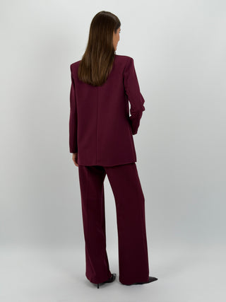 Tailleur Giacca e Pantalone Emily Bordeaux