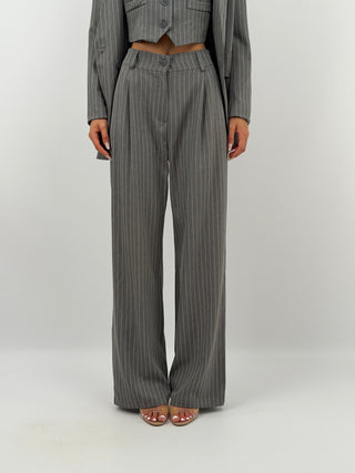 Completo Giacca e Pantalone Gessato Grigio