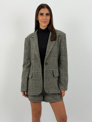 Set Giacca e Shorts Principe di Galles