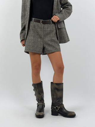 Set Giacca e Shorts Principe di Galles