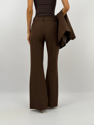 Completo Giacca Monopetto e Pantalone Marrone