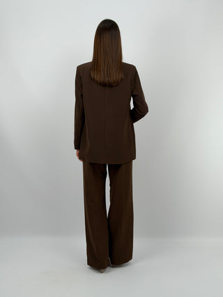 Completo Giacca Doppiopetto e Pantalone Marrone
