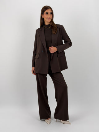 Tailleur Giacca e Pantalone Emily Marrone
