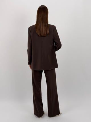 Tailleur Giacca e Pantalone Emily Marrone