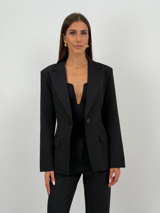 Completo Giacca Monopetto e Pantalone Nero