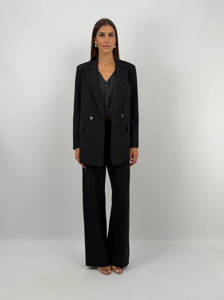 Completo Giacca Doppiopetto e Pantalone Nero