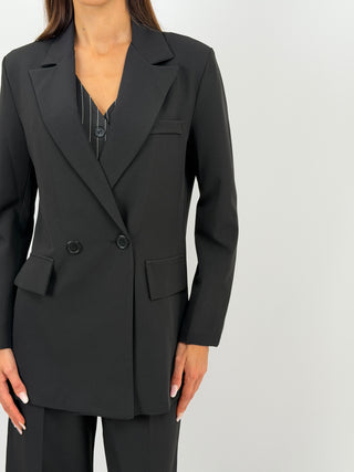 Completo Giacca Doppiopetto e Pantalone Nero