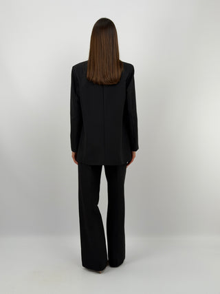 Completo Giacca Doppiopetto e Pantalone Nero