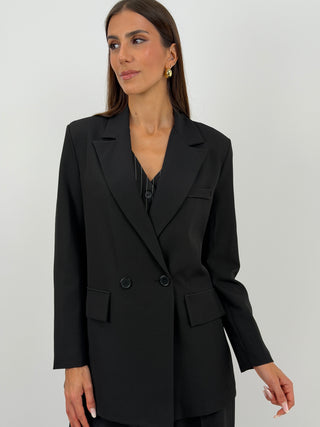 Completo Giacca Doppiopetto e Pantalone Nero