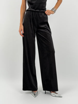 Completo Maglia e Pantalone in Ciniglia Nero