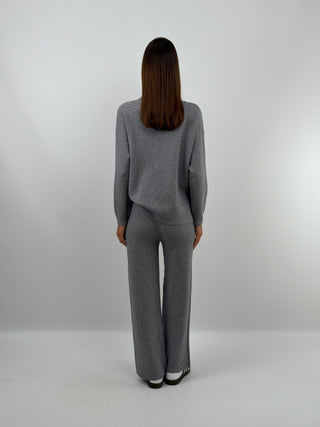 Ensemble Comfy en Maille Gris