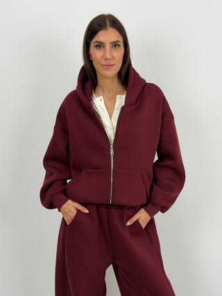 Tuta Super Cozy Bordeaux