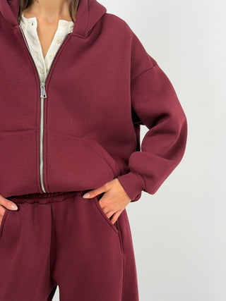 Tuta Super Cozy Bordeaux