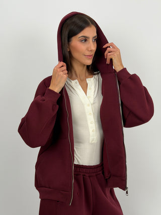 Tuta Super Cozy Bordeaux