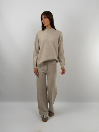 Coordinato Comfy in Maglia Tortora