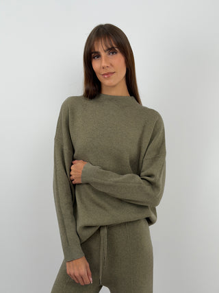 Coordinato Comfy in Maglia Verde