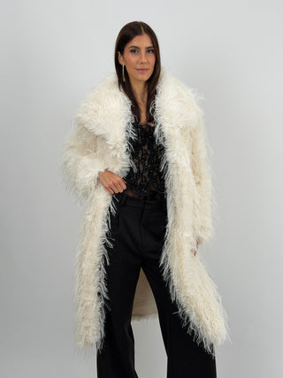 Pelliccia Courmayeur Lunga Bianca