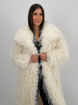 Pelliccia Courmayeur Lunga Bianca