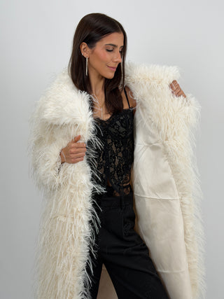 Pelliccia Courmayeur Lunga Bianca