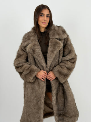 Pelliccia Lunga Geneve Tortora