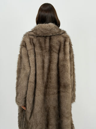 Pelliccia Lunga Geneve Tortora