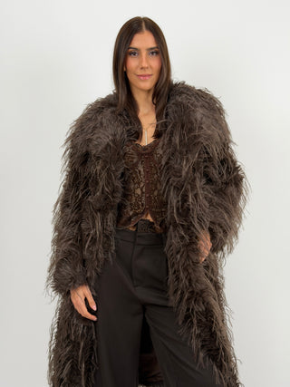 Pelliccia Courmayeur Lunga Marrone