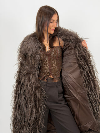 Pelliccia Courmayeur Lunga Marrone