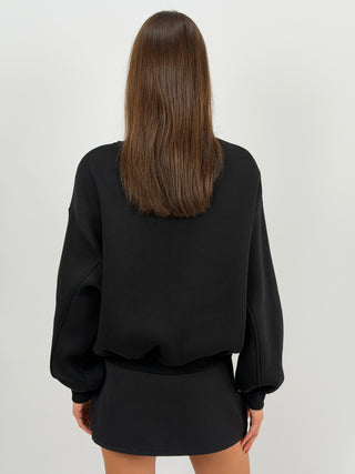 Felpa Lumina Sporty Soho Club Nera