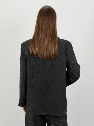 Blazer Nero con Strass