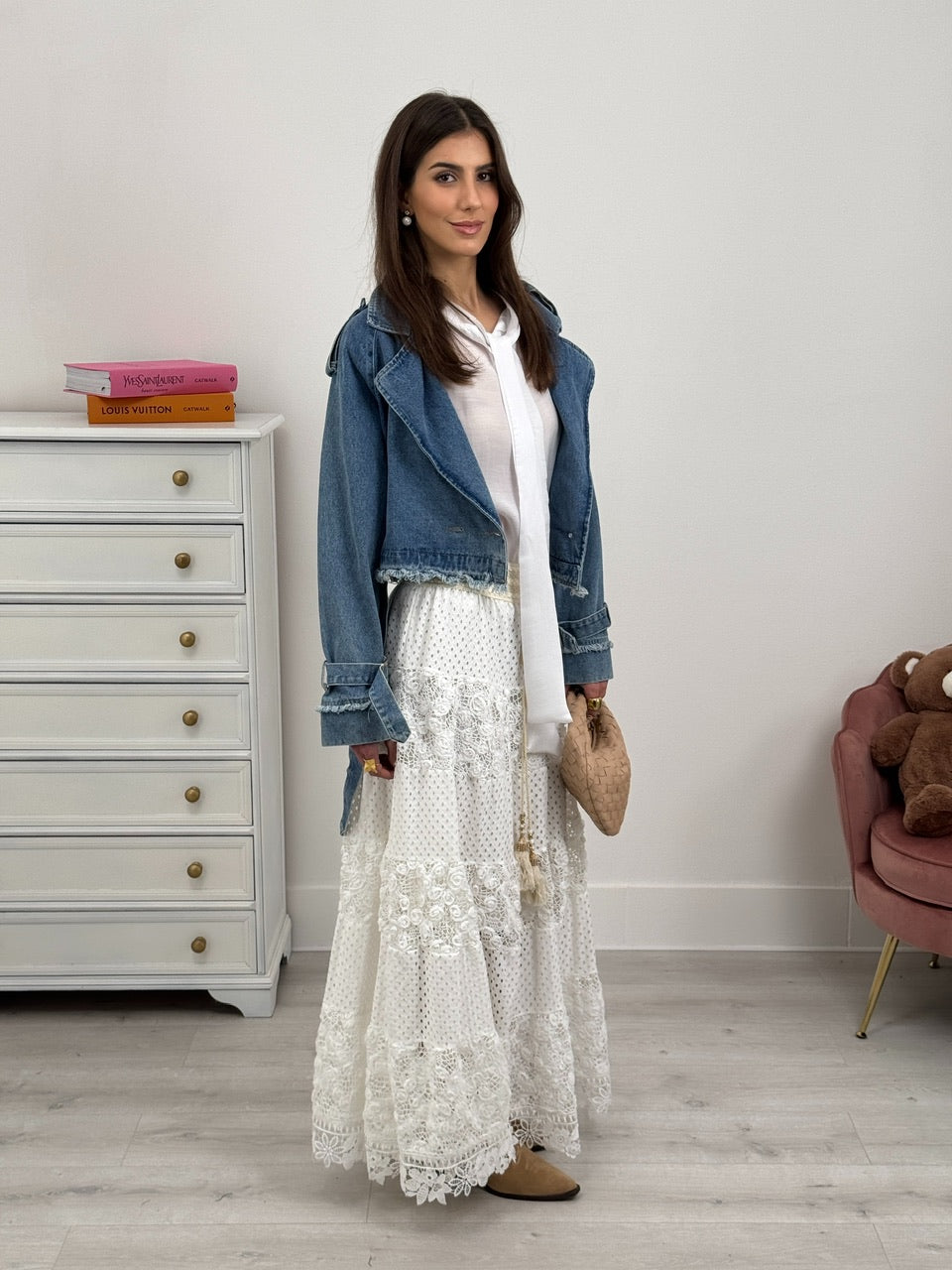 Pizzo Gonna Bianca Calzedonia Come Abbinare Gonna Gonna Lunga