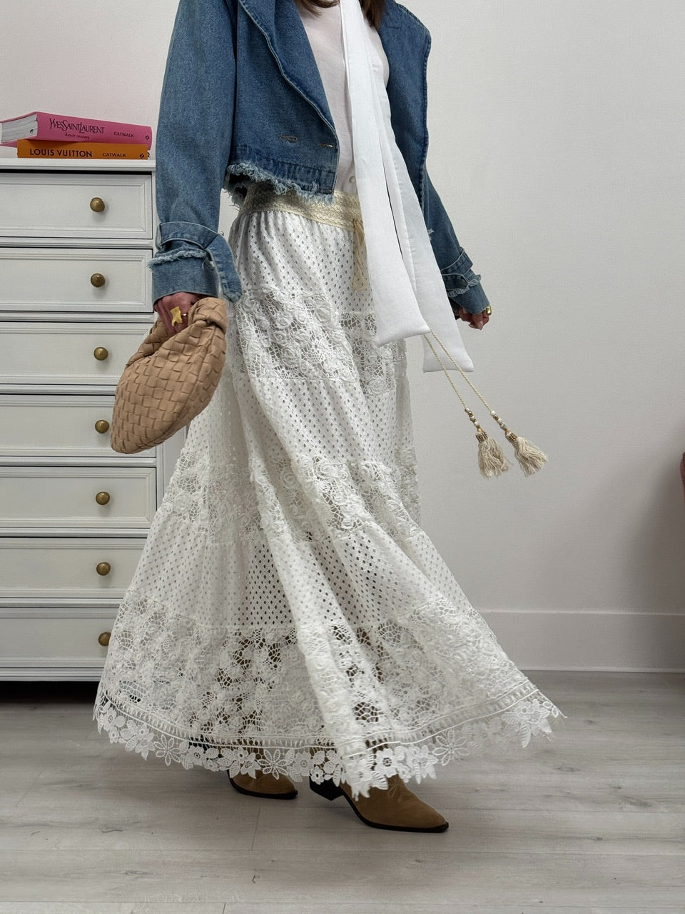 Gonne Lunghe Gonne In Pizzo Sangallo Sirena Gonne Lunghe Lino