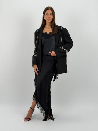 Gonna Asimmetrica con Pizzo Nera