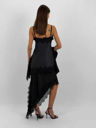 Gonna Asimmetrica con Pizzo Nera