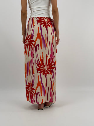 Gonna Pareo Panna in Fantasia Multicolore