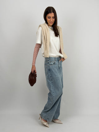 Jeans Barrel Lavaggio Chiaro