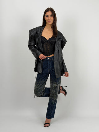 Jeans Lumina con Strass