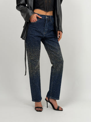 Jeans Lumina con Strass