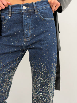 Jeans Lumina con Strass