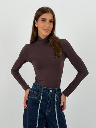 Dolcevita Ultralight con Cashmere Marrone
