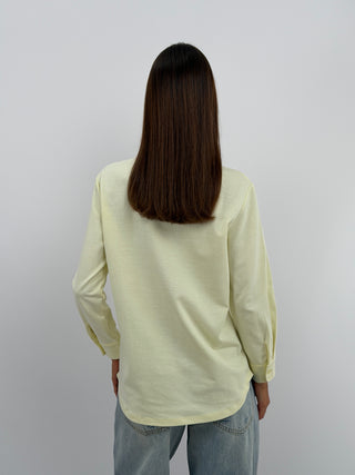 Maglia con Polsini Gialla Lumina