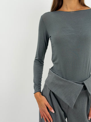 Maglia Ultralight con Cashmere Grigia