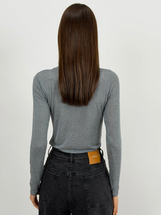 Maglia Ultralight con Cashmere Grigia