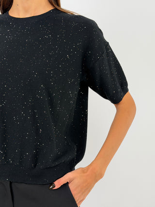 Haut à Paillettes Noir